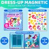 QUOKKA Magnetic Dress-Up Dolls for Girls Boys with 35 Magnetic Pieces - Creative Magnetic Play Set for Home or Travel - Perfect Magnetic Paper Dolls for Ages 3 and Up, Boost Storytelling with Mermaids view 2