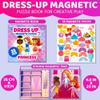 QUOKKA Magnetic Dress-Up Dolls for Girls Boys with 35 Magnetic Pieces - Creative Magnetic Play Set for Home or Travel - Perfect Magnetic Paper Dolls for Ages 3 and Up, Boost Storytelling with Princess view 2