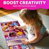 QUOKKA Magnetic Dress-Up Dolls for Girls Boys with 35 Magnetic Pieces - Creative Magnetic Play Set for Home or Travel - Perfect Magnetic Paper Dolls for Ages 3 and Up, Boost Storytelling with Princess view 4
