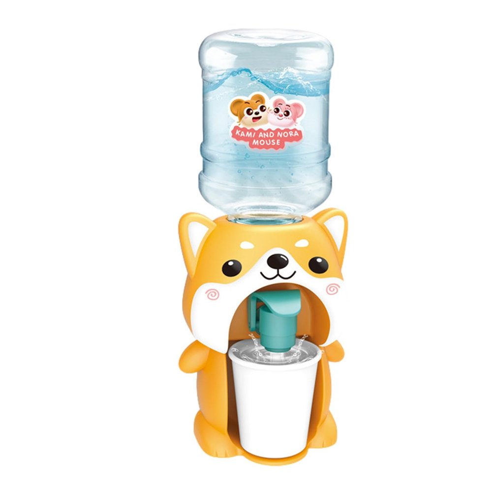 Interactive Mini Water Dispenser Toy - Cute and Realistic Simulation Drinking Fountain for Kids' Desk and Home - Role Play Props and Accessories