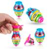 PROLOSO 15-Pack Light Up Flashing UFO Spinning Tops with Gyroscope Novelty Bulk Toys Party Favors view 2