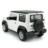 1:24 Scale 2021 Jimny SUV Model Toy Car Metal Diecast Toy Vehicle, Doors Open, Light Sound, Pull Back, Toys for Boys Kids Gifts, Men Collection, Home Office Dcor, White view 4
