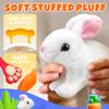SMILESSKIDDO Jumping Rabbit Toys for Girls - Electronic Hopping Bunny with Wiggle Ears & Nose, Storage Cage and Accessories, Interactive Pet Gifts for Toddlers 1 2 3 4 5 6 Year Old view 4