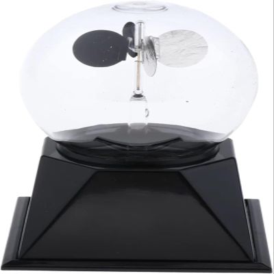 Sunshine Glass Windmill Solar Powered Radiometer Light Mill Glass Windmill for Detecting Sunlight and Electromagnetic Radiation Educational