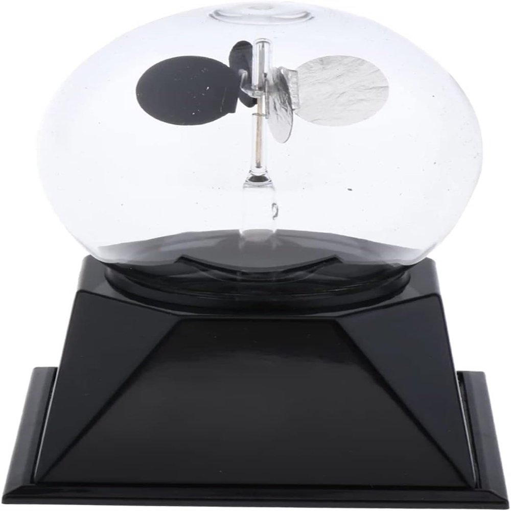 Sunshine Glass Windmill Solar Powered Radiometer Light Mill Glass Windmill for Detecting Sunlight and Electromagnetic Radiation Educational