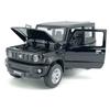 1:24 Scale 2021 Jimny SUV Model Toy Car Metal Diecast Toy Vehicle, Doors Open, Light Sound, Pull Back, Toys for Boys Kids Gifts, Men Collection, Home Office Dcor, Black view 3