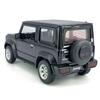 1:24 Scale 2021 Jimny SUV Model Toy Car Metal Diecast Toy Vehicle, Doors Open, Light Sound, Pull Back, Toys for Boys Kids Gifts, Men Collection, Home Office Dcor, Black view 4