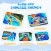 AirMyFun Inflatable Bounce House Water Slide with Curved Slide & Ball Pit Splash Pool - Kids Outdoor/Indoor Water Play Center for Backyard, Birthday Parties - Includes Basketball Hoop & Blower view 3