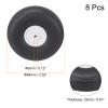 MECCANIXITY RC Airplane Wheels 2.52 x 0.91 x 0.12 RC Airplane,Aircraft PU Sponge Wheels,Tire Tail Wheel RC Aircraft Foam Wheel Replacement for DIY RC Model Plane Aircraft Pack of 8 view 2