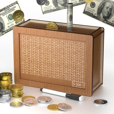 5000 Savings Challenge Box, Wooden Money box for cash saving, Kakeibo Money Saving Box with Numbers, Cash Vault Wooden Saving Box, Wooden piggy bank with Erasable Pen, Alcancias De Dinero Para Adultos
