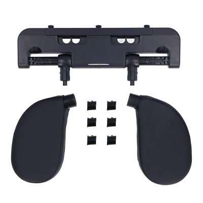 Car Headrest Pillow U Shaped Adjustable Reduce Fatigue Comfortable Support Soft PU Leather Car Neck Head Pillow Portable for Children Kids Adults Travel Sleeping (Black)