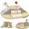 6-Piece Toddler Climbing Toys Indoor, Foam Climbing Toys for Toddlers, Soft Play Baby Climbing Blocks for Crawling and Sliding, Safe Climbing Play Set Indoor Gym Equipment for Toddler1-3, Infant, Baby view 1
