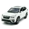 1:30 Scale 2021 Forester e-Boxer SUV Model Toy Car Metal Diecast Toy Vehicle, Doors Open, Light Sound, Pull Back, Toys for Boys Kids Gifts, Men Collection, Home Office Dcor, White view 1