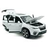 1:30 Scale 2021 Forester e-Boxer SUV Model Toy Car Metal Diecast Toy Vehicle, Doors Open, Light Sound, Pull Back, Toys for Boys Kids Gifts, Men Collection, Home Office Dcor, White view 4