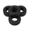 cvking RC Tires Compatible with Axial for Yeti Jr 90069 D90 TF2 for Tamiya CC01 CC02 LC70 for MST RC Crawler Car 4Pcs 75MM 1.55Inch Rubber Wheel Tire Tyre view 1