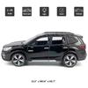 1:30 Scale 2021 Forester e-Boxer SUV Model Toy Car Metal Diecast Toy Vehicle, Doors Open, Light Sound, Pull Back, Toys for Boys Kids Gifts, Men Collection, Home Office Dcor, Black view 2