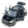 1:30 Scale 2021 Forester e-Boxer SUV Model Toy Car Metal Diecast Toy Vehicle, Doors Open, Light Sound, Pull Back, Toys for Boys Kids Gifts, Men Collection, Home Office Dcor, Black view 3