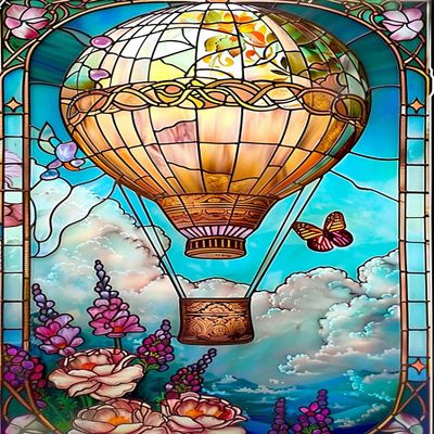 1000 Piece Puzzles Whimsical Hot Air Balloons Home Decor Valentines Day Decorations - More Difficult Challenge Puzzles (Wooden Puzzles Includes Beautiful Gift Box) for All Adult Beginners