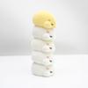 Adorable Fatty Flocking Tsumucco Hamsters Stack up,Stress Relief Squeeze Squeak Toys (Yellow White Hamster) view 2