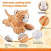 25" & 4.5 lbs Cat Weighted Stuffed Animals for Comfort, Cuddly & Soft Kids' Plush Toy Pillows for Companion, Large Plushies with Removable Ceramsite Bag, Gifts for Adults, Kids, Boys and Girls view 3