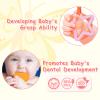 Baby Toys 0-6 Months,Infant Musical Sensory Stuffed Animal with Squeaker,Rattle,Crinkle Wings,Teether & Hanging Ring,Tummy Time Toy for Newborn 0-3-6-12 Months Boys & Girls Gift,Butterfly,Pink view 4