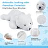 23" & 4.5 lbs Polar Bear Weighted Stuffed Animals, Cuddly & Soft Kids' Plush Toy Pillows for Companion, Large Plushies with Removable Ceramsite Bag, Gifts for Adults, Kids, Boys and Girls view 3