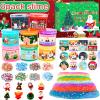 8 Pack Slime Kit,Funny Jelly Cube Crunchy Slime,Soft & Stretchy,Birthday Gifts for Kids,Christmas Stocking Stuffers,Christmas Party Favors for Girls and Boys view 2