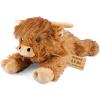 22" & 4.5 lbs Highland Cow Weighted Stuffed Animal, Cuddly & Soft Kids' Plush Toy Pillows for Companion, Large Plushies with Removable Ceramsite Bag, Gifts for Adults, Kids, Boys and Girl view 1