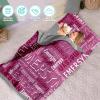 Dyoart, Personalized Toddler Nap Mat with Pillow and Blanket - Roll Up Nap Mat for Preschool, Daycare - Custom Names Soft Kids Sleeping Bags - Lightweight Sleeping Bag Pink Alphabet view 2