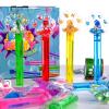 24PCS Glitter Paw Print Bubble Wands for Kids Paw Blue Puppy Dog Party Favors Supplies Decorations Pinata Filler Goodie Bags Suffer Classroom Prizes Birthday Gifts view 3