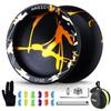 MAGICYOYO V10 Finger Spin Yoyo Professional Metal Trick Yoyo Responsive & Unresponsive Dual Purpose Yo Yo with Storage Case + Yo Yo Glove +12 Strings(Black Golden) view 1