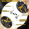 MAGICYOYO V10 Finger Spin Yoyo Professional Metal Trick Yoyo Responsive & Unresponsive Dual Purpose Yo Yo with Storage Case + Yo Yo Glove +12 Strings(Black Golden) view 4