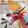 JTLB Flame Spray, Electric Converting Dinosaur Toy for Kids House, Sounding Light Dragon Toy, Simulated Flame Spray (Red) view 4