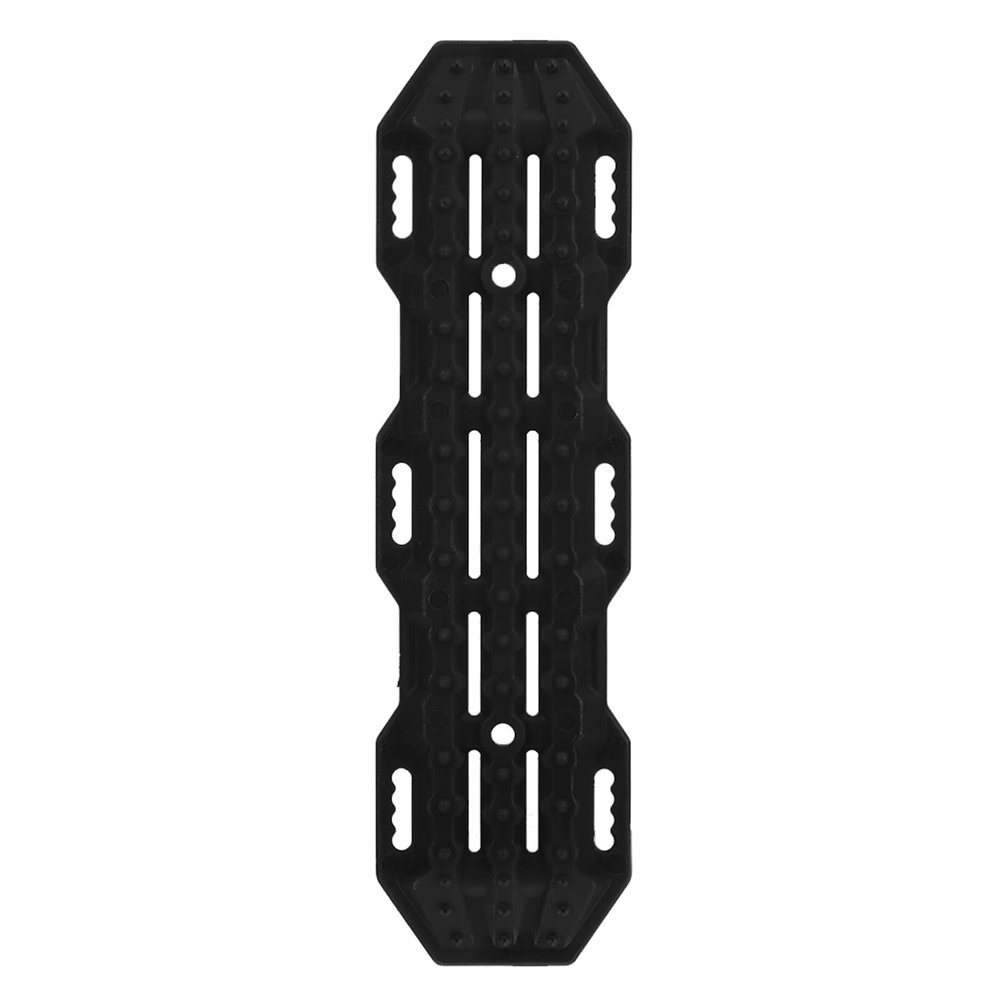 1/18 Scale RC Accessories, Plastic RC Recovery Board 2Pcs RC Crawler Decorative Board Antiskid Auto Help Board for 1/10 RC Crawler Car RC Model Climbing Vehicle Decoration (Black)