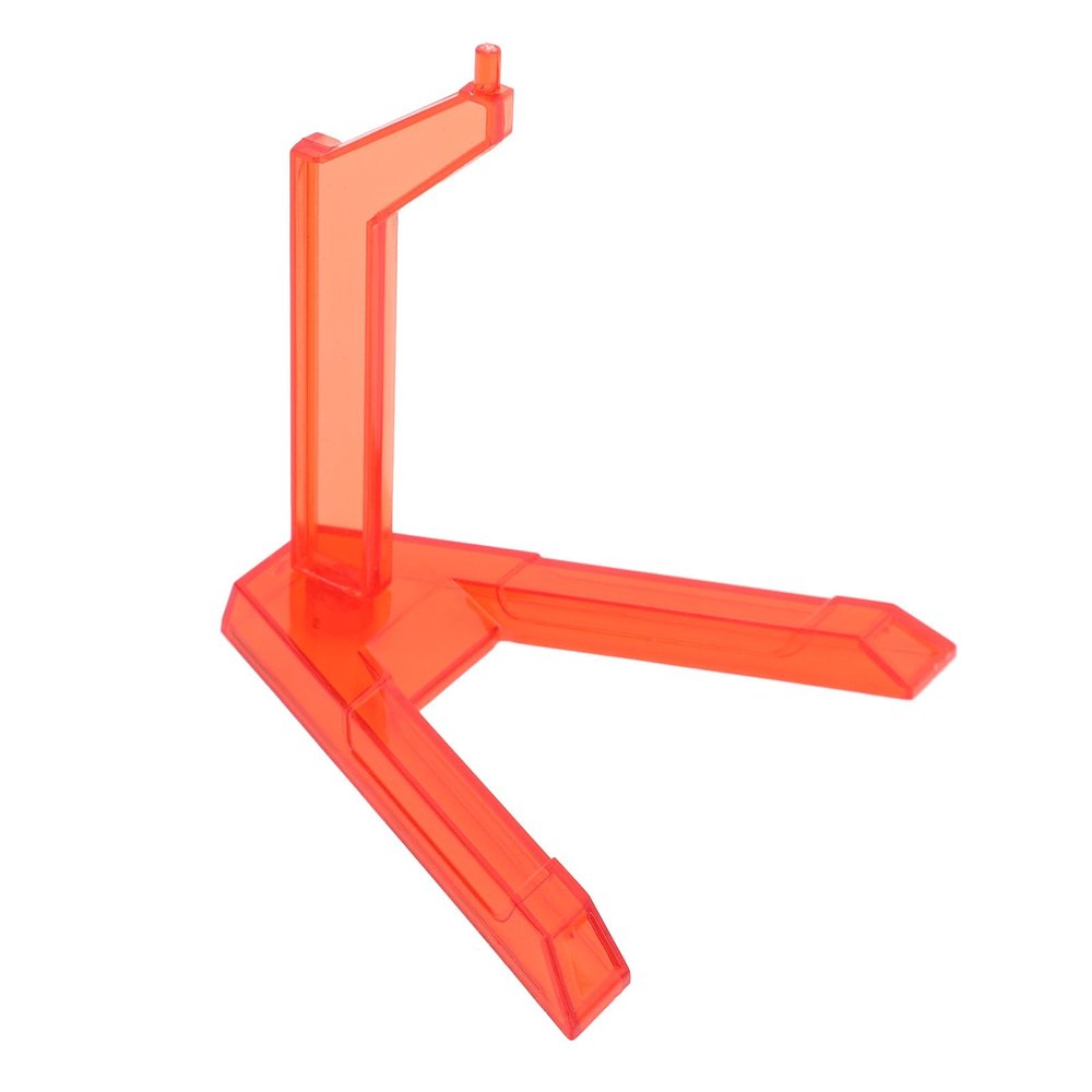 Action Figure Stand, 10 Pack Action Figure Display Stand, Multipurpose Flexible Plastic, SD BB HG Figure Stand 1:144 Scale (Transparent Red)