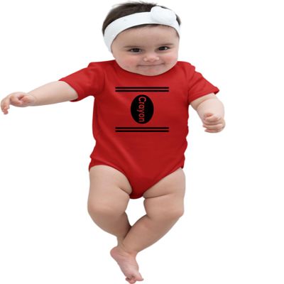 18M Red Infant Crayon Costume with Many Color Choices Creeper
