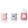 3 Pack Silicone Sleeve for Avent Natural Glass Baby Bottles, Compatible Philips Avent Glass Natural Baby Bottle 4oz view 1