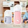 3 Pack Silicone Sleeve for Avent Natural Glass Baby Bottles, Compatible Philips Avent Glass Natural Baby Bottle 4oz view 3