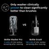 Baby Brezza Bottle Washer Pro - Baby Bottle Washer, Sterilizer + Dryer - All in One Machine Cleans Baby Essentials, Bottles + Pump Parts  Appliance Replaces Bottle Brushes & Drying Racks, Charcoal view 3