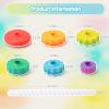 Riuja Baby Spinning Stacking Toys, 1-3 Rainbow Ring Stacker Montessori Toys for Babies, Sensory Toys for Toddlers, Christmas and Birthday Gifts Suitable for Boys and Girls (14 inches) view 2