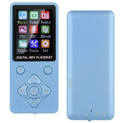 MP3 Player, MP3 & MP4 Players T1 Music MP3 MP4 Player Music Player Support 32G Memory Card Crossshaped Buttons (Blue)