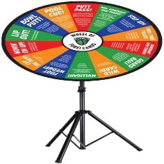 Wheel of Fore! Cards Prize Wheel for Golf Events | Fun Golf Game for Golf Events | Spice Up Your Next Golf Outing (Non-Customized)