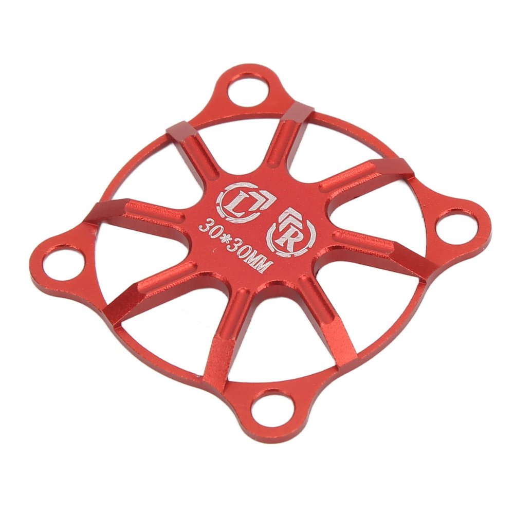 Fan Cover, RC Motor Cooling Fan 30x30mm Motor Cooling Fan Cover RC Cooling Fan Cover Small Aluminum Alloy Remote Control Car Electric Motor ESC Cooling Fan Cover for RC Motor ESC