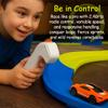 Car Race Track Set with 2 High-Speed Micro EV Racers, Dual Racing Game Lap, Toy Gift for Kids, Boys, Girls, Ages 6+ view 4