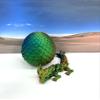 3D Printed Baby Dragon with Dragon Egg, Articulated Baby Dragon, Articulated Clover, Crystal, Easter, Gemstone, Orchid, Rose, Woodland Baby Dragon, Fidget ADHD Toy BD001(Woodland, Orange Blue Green) view 1