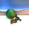 3D Printed Baby Dragon with Dragon Egg, Articulated Baby Dragon, Articulated Clover, Crystal, Easter, Gemstone, Orchid, Rose, Woodland Baby Dragon, Fidget ADHD Toy BD001 (Rose, Orange Blue Green) view 1