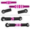 hopsupRC RC Aluminum Adjustable Turnbuckles Camber Links Toe Link Upgrades Part for 1/10 Senton/Granite/Vorteks 3S BLX(Mega 550).Alloy Adjustable Turnbuckles Hops Up.Pink(6PCS) view 3