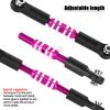 hopsupRC RC Aluminum Adjustable Turnbuckles Camber Links Toe Link Upgrades Part for 1/10 Senton/Granite/Vorteks 3S BLX(Mega 550).Alloy Adjustable Turnbuckles Hops Up.Pink(6PCS) view 4