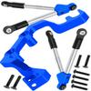 hopsupRC 7075 Aluminum C Hub Front Tie Rods with Stabilizer Upgrade Parts for 1/10 Slash 4X4 4WD LCG.Navy Blue view 1