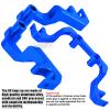 hopsupRC 7075 Aluminum C Hub Front Tie Rods with Stabilizer Upgrade Parts for 1/10 Slash 4X4 4WD LCG.Navy Blue view 4